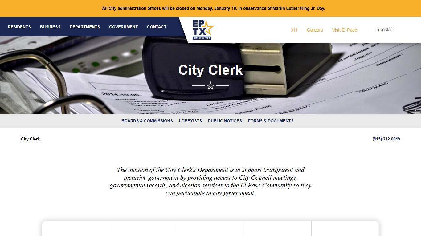 City Clerk
